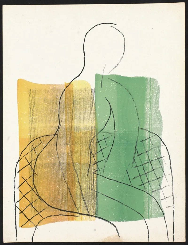 Naaktfiguur Op Canape