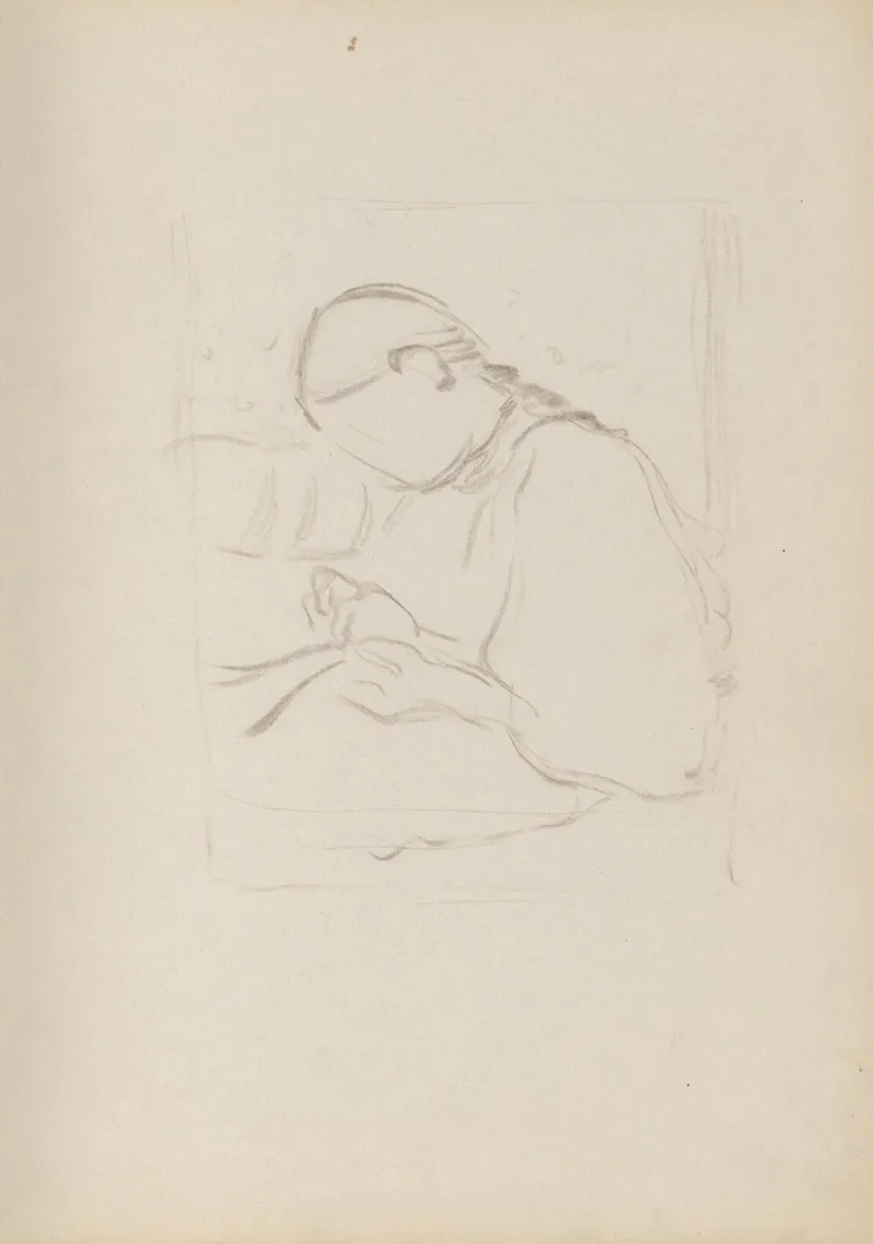 Nacrtnik S Figur Studiami Studia Sicky