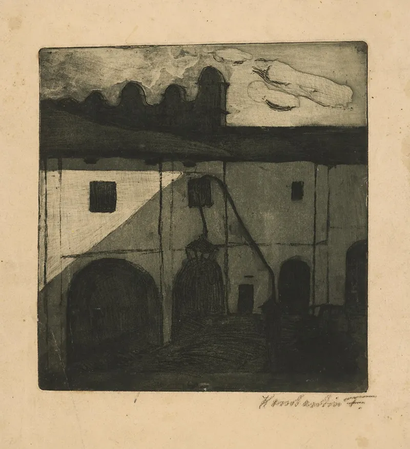 Nadvorie Kastiela V Strazkach by Frida Konstantin - Canvas Print
