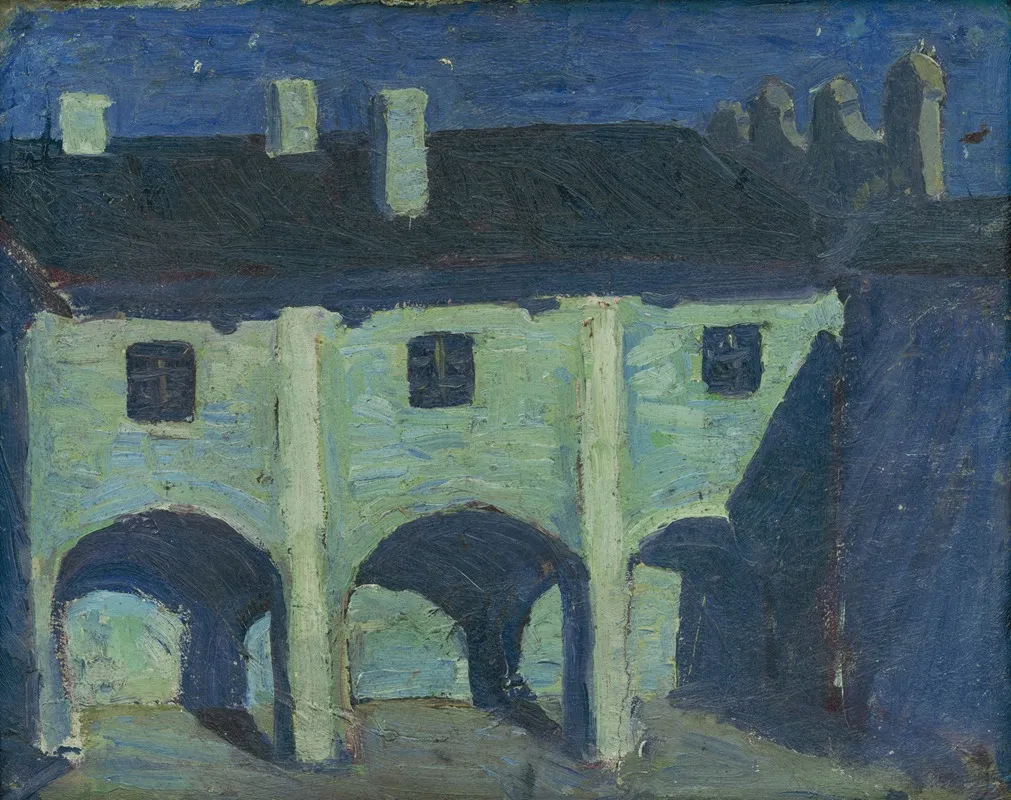 Nadvorie Strazskeho Kastiela by Frida Konstantin - Canvas Print