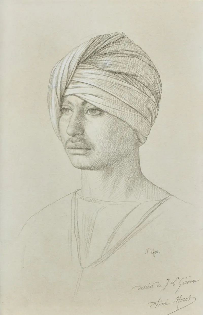 Nafer by Jean-Léon Gérôme - Canvas Print