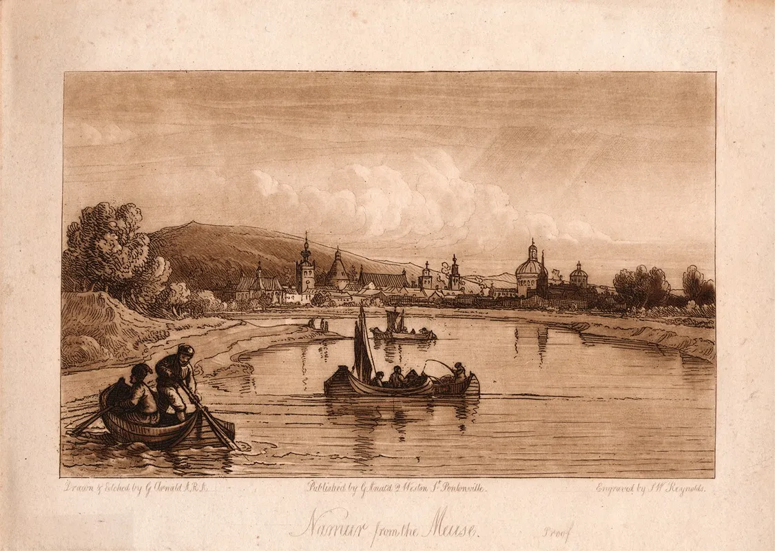 Namur From The Meuse