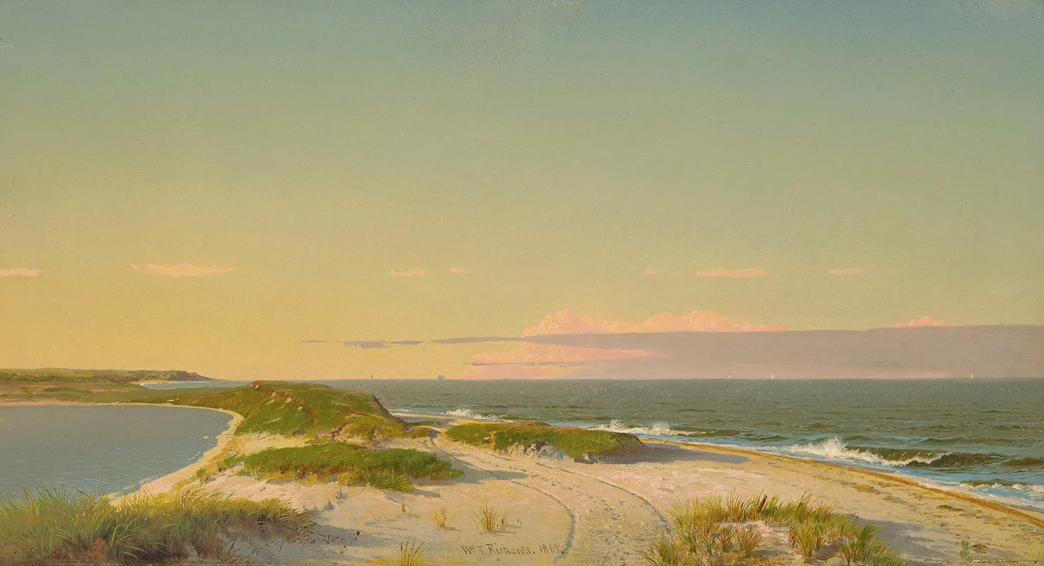 Nantucket Shore by William Trost Richards - Canvas Print