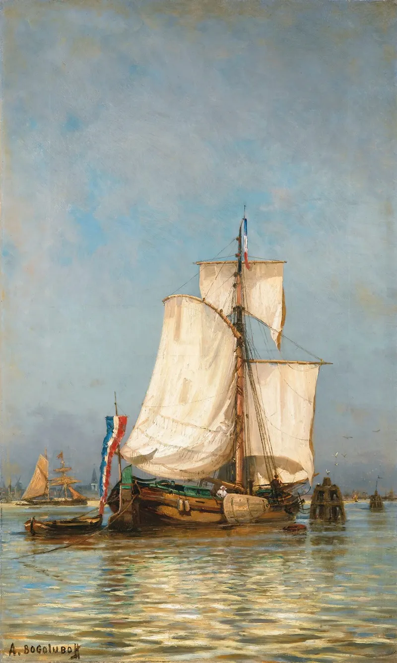 Naples by Alexey Petrovich Bogolyubov - Canvas Print
