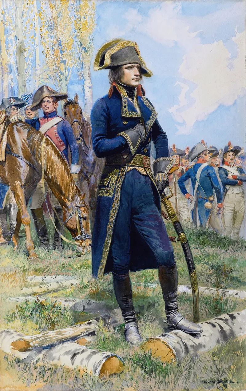Napoleon With His Troops