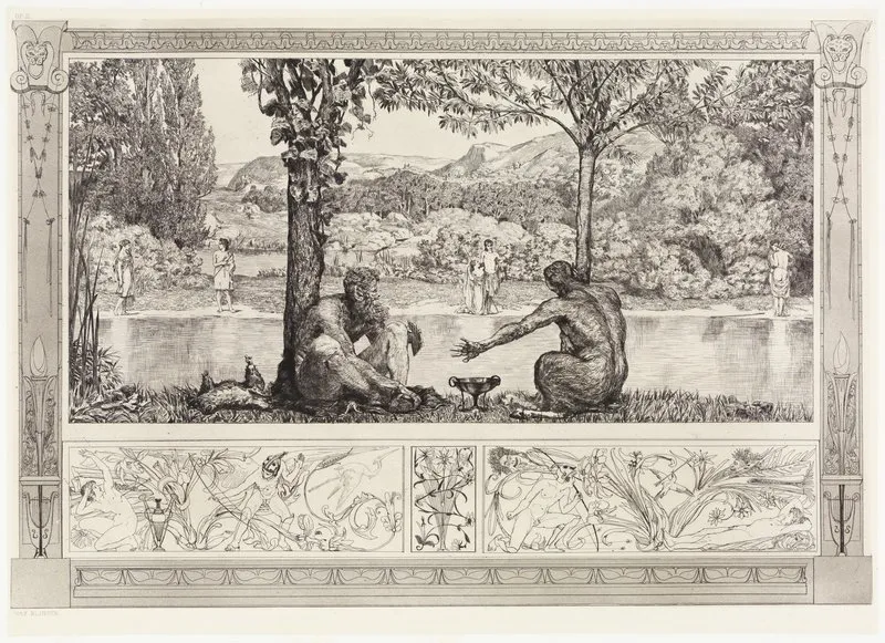 Narcissus Und Echo I Rettungen Ovidischer Opfer Opus Ii Blatt 7