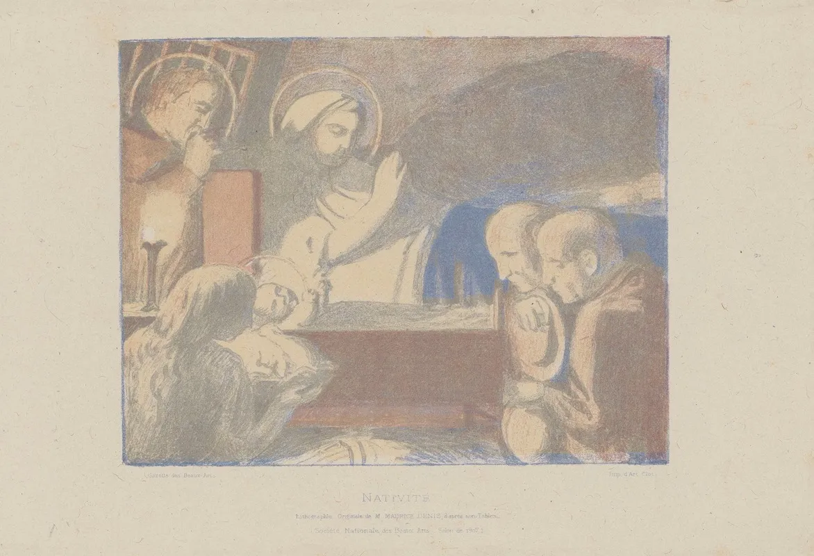 Nativite by Maurice Denis - Canvas Print