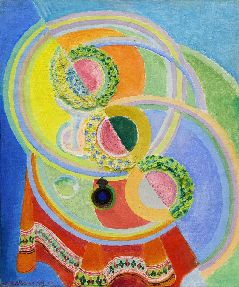 Nature Morte 27 by Robert Delaunay - Canvas Print