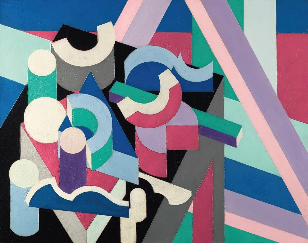 Nature Morte 9 by Patrick Henry Bruce - Canvas Print