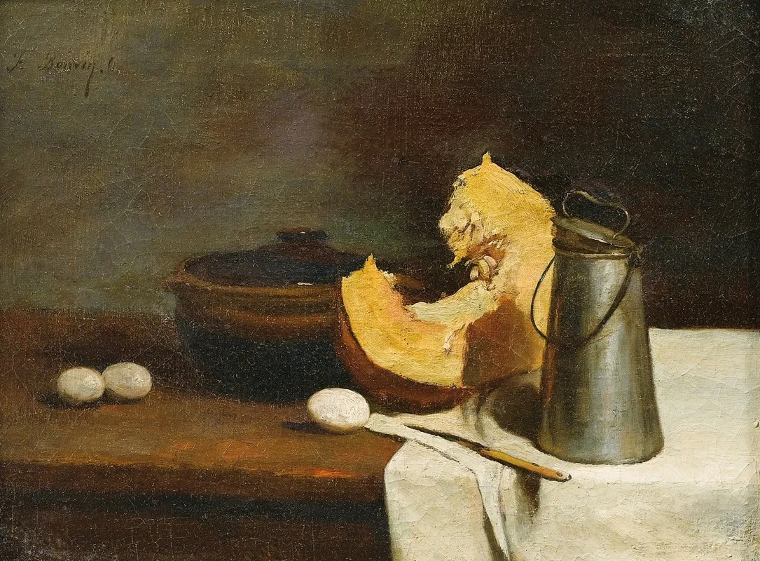 Nature Morte A La Citrouille