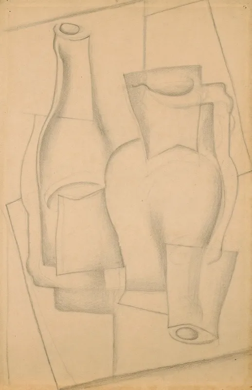 Nature Morte A La Cruche by Juan Gris - Canvas Print