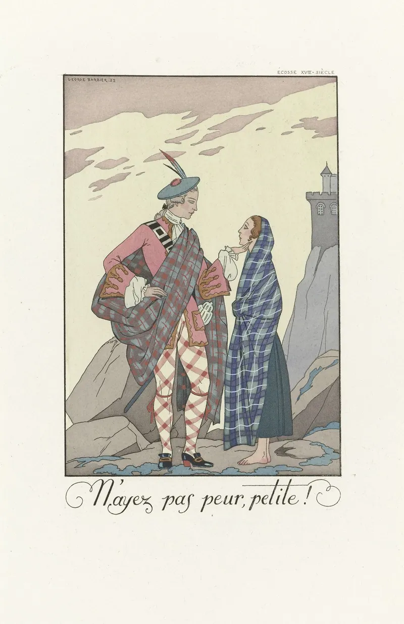 Nayez Pas Peur Petite by George Barbier - Canvas Print