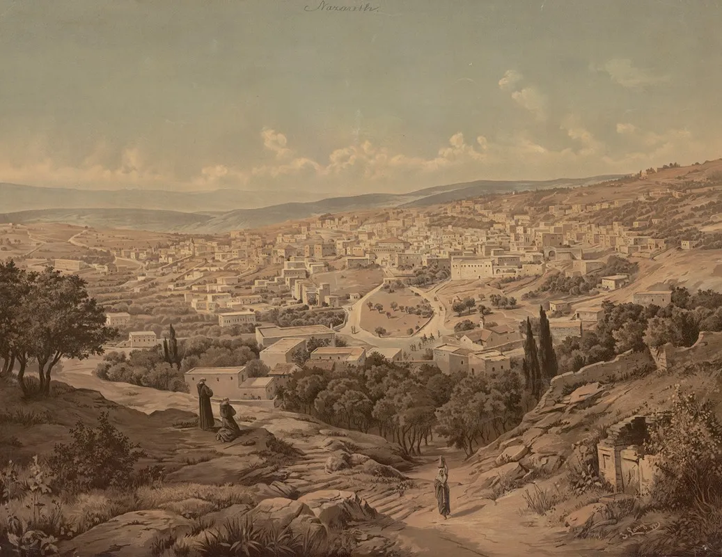 Nazareth 3 by Josef Langl - Canvas Print