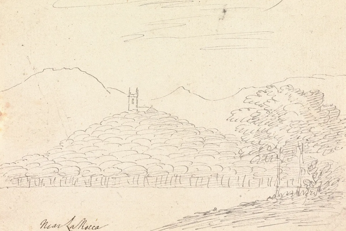 Near La Rocca by Henry Swinburne - Canvas Print