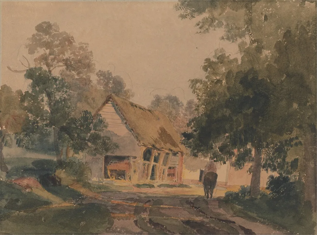 Near Matlock by Peter DeWint - Canvas Print