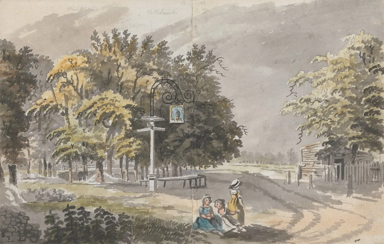 Near Putney by James Miller - Canvas Print