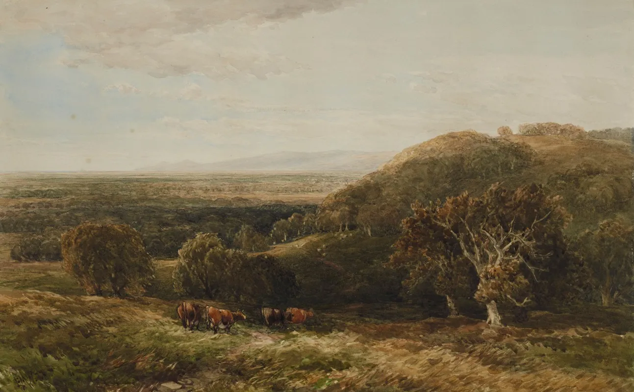 Near Richmond Yorkshire by Edmund Morison Wimperis - Canvas Print