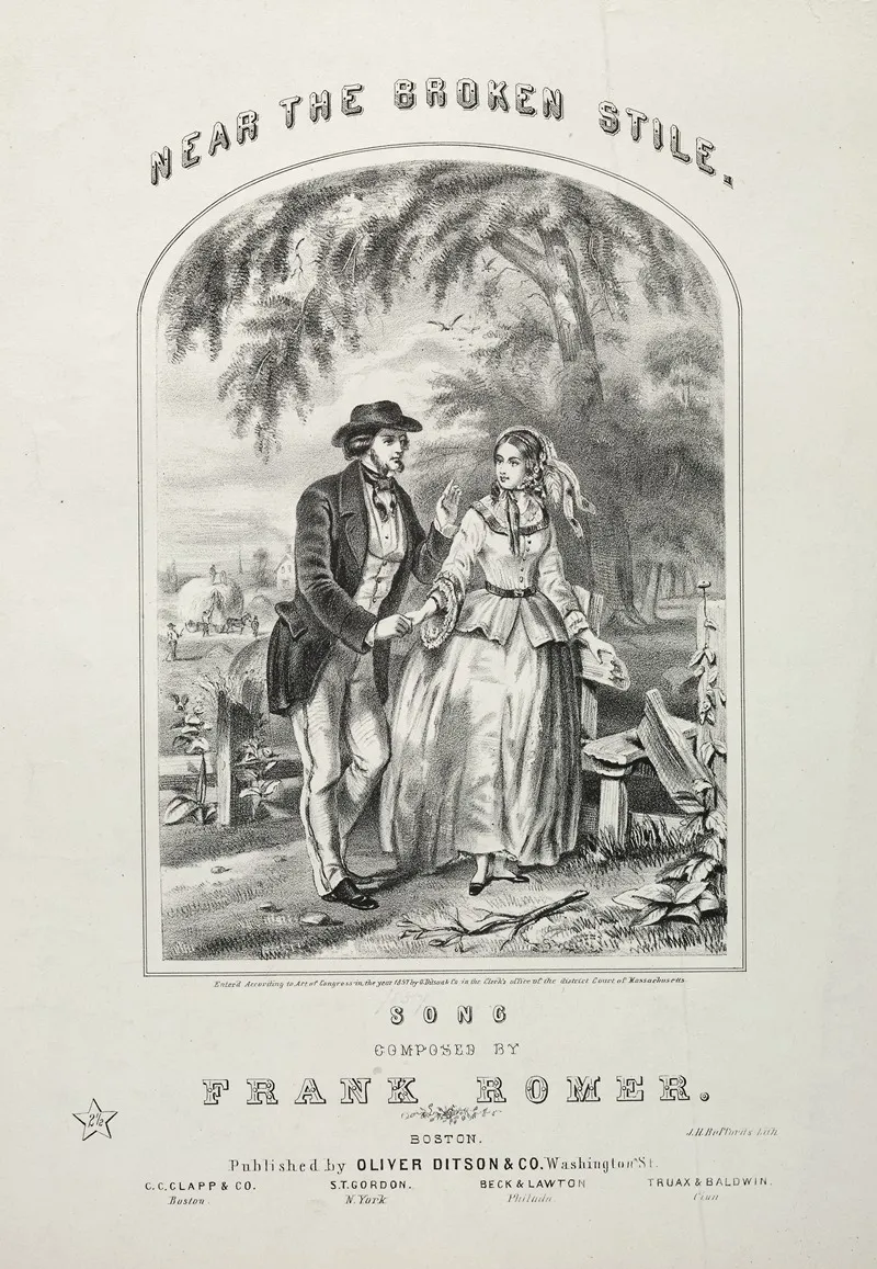 Near The Broken Stile Sheet Music Cover