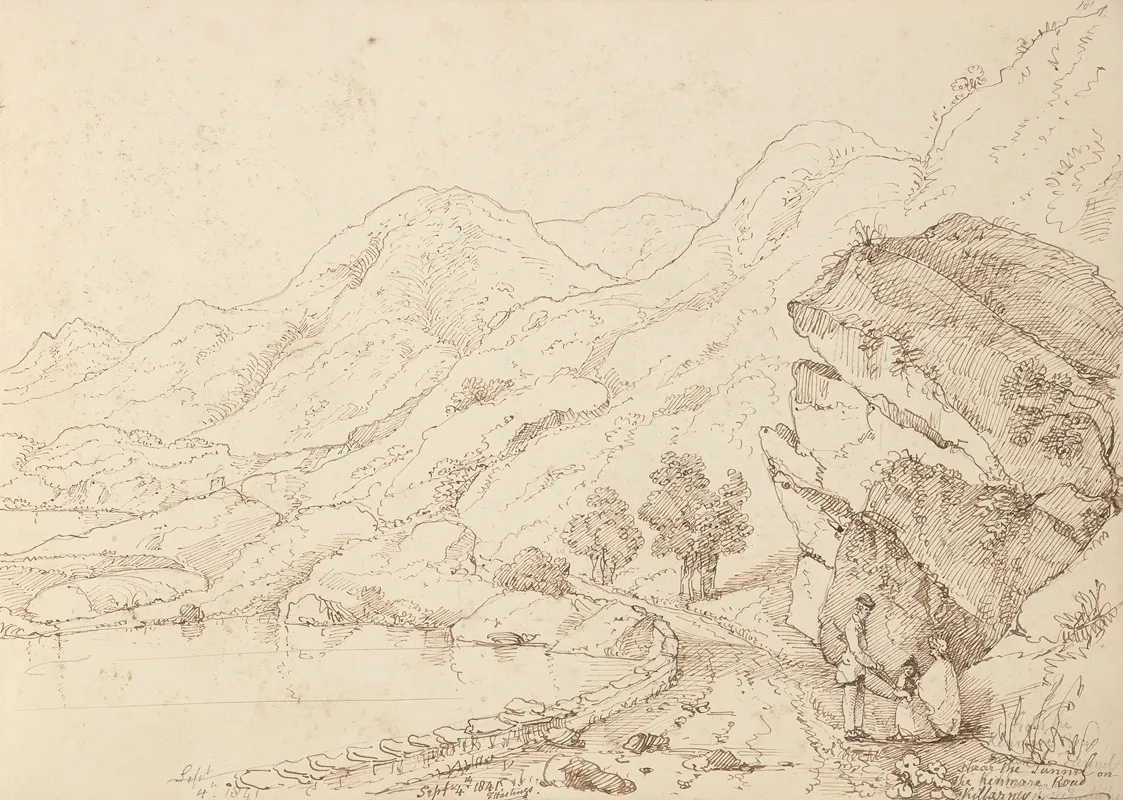 Near The Tunnel On The Kenmare Road Killarney 4 September 1841