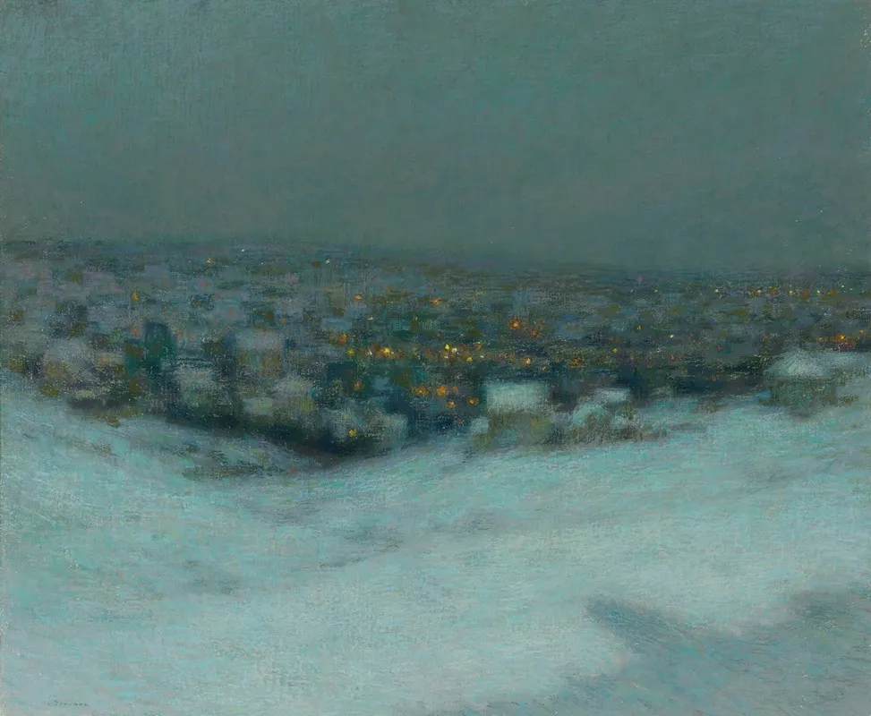 Neige Au Clair De Lune