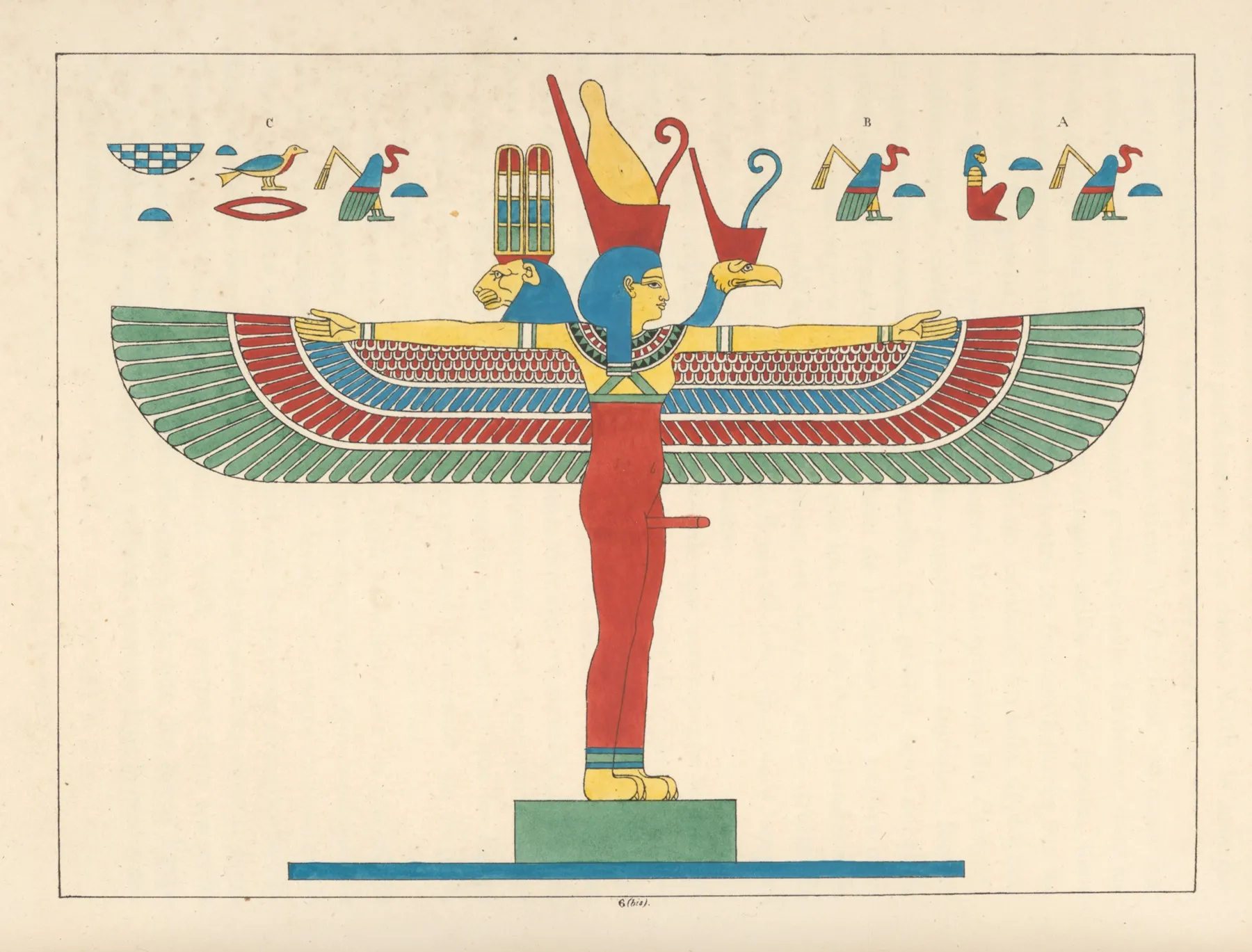 Neith Generatrice Athene Physis Minerve by Léon-Jean-Joseph Dubois - Canvas Print