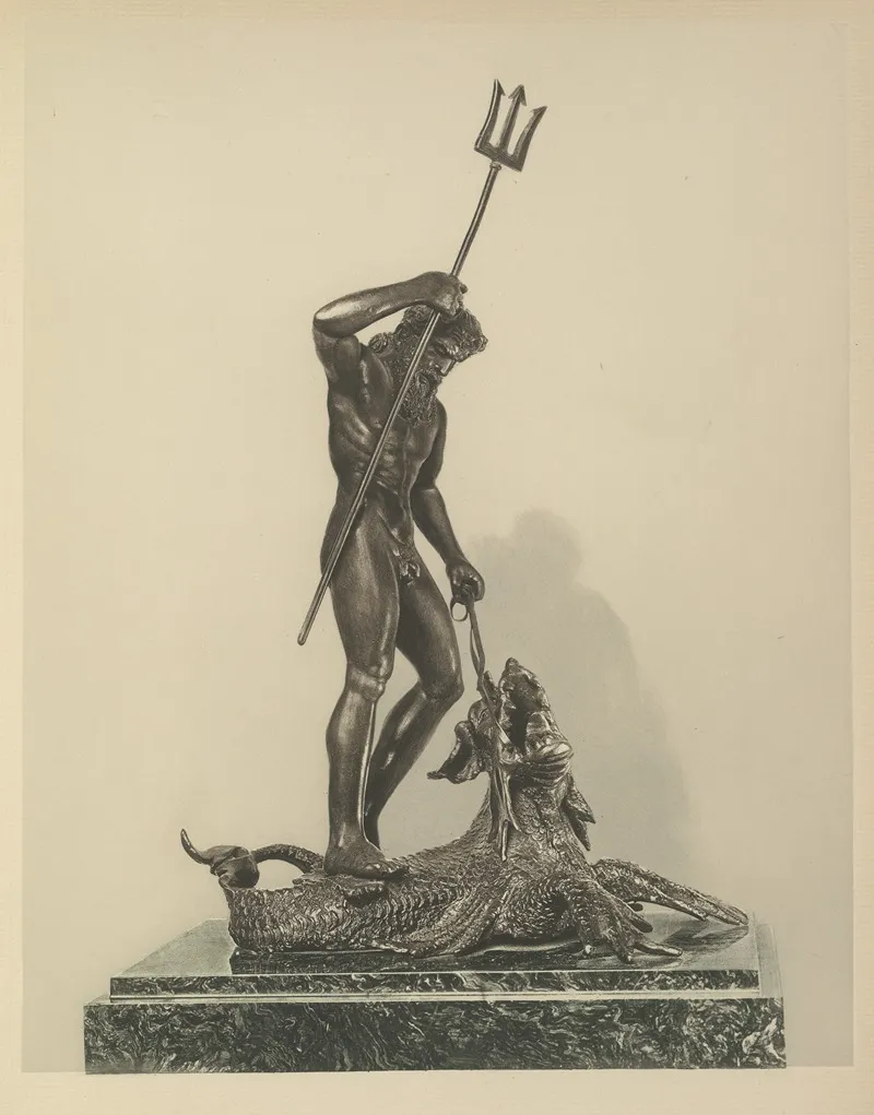 Neptune And Seamonster Bartolomeo Bellano by Wilhelm von Bode - Canvas Print