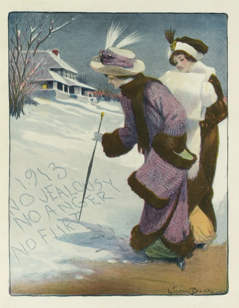 New Year Resolutions Till They Melt by Leighton Budd - Canvas Print
