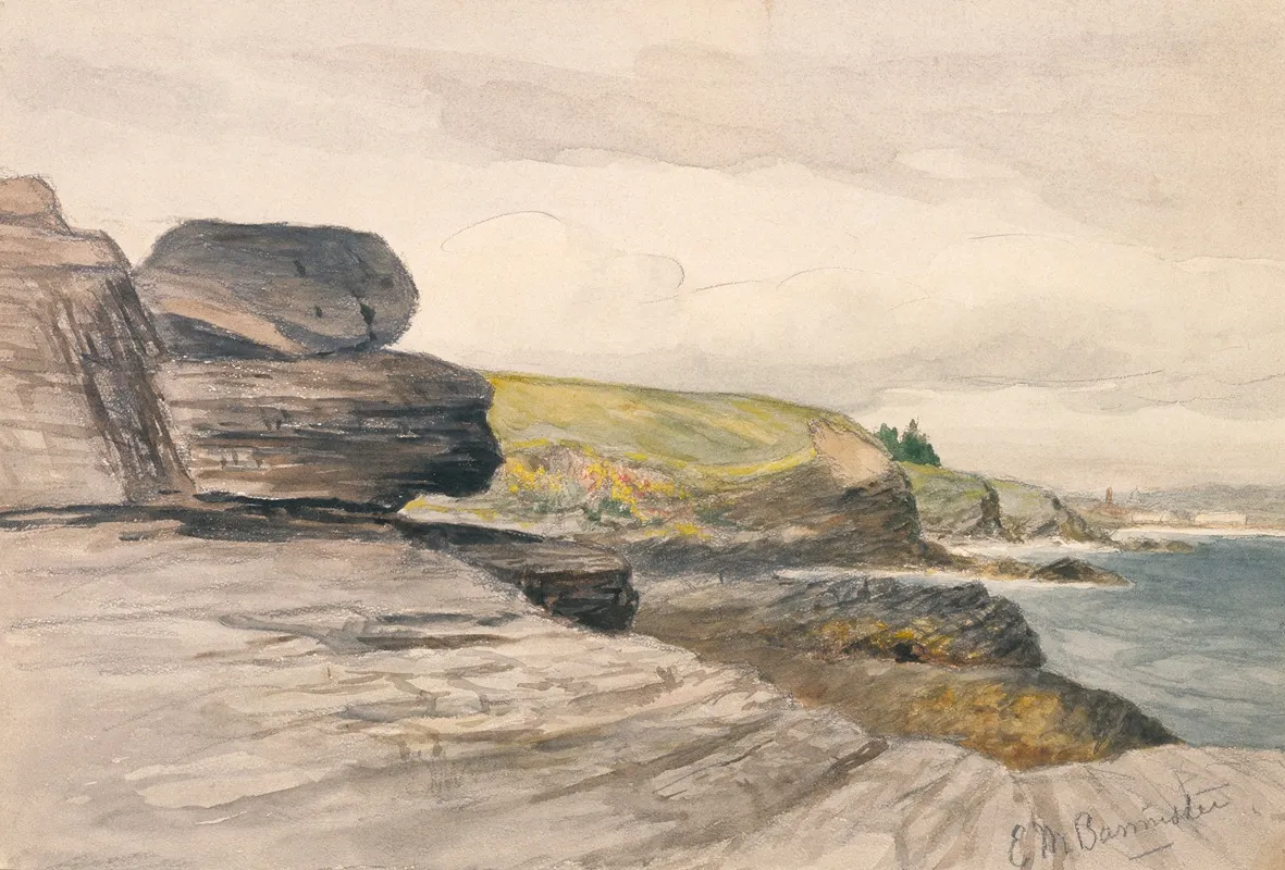 Newport Scene by Edward Mitchell Bannister - Canvas Print