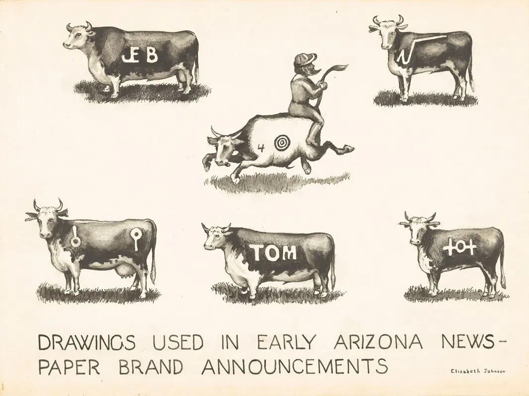 Newspaper Brand Announcements by Elizabeth Johnson - Canvas Print