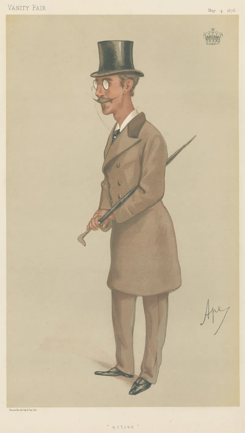 Newspapermen Active Lord Dunraven May 4 1878 by Carlo Pellegrini - Canvas Print