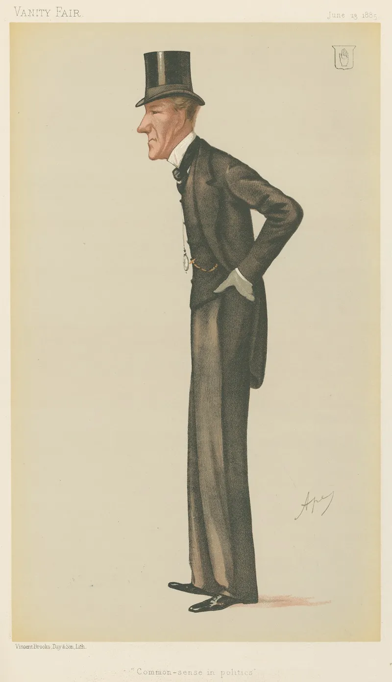 Newspapermen Common Sense In Politics S C Sullivan June 13 1885 by Carlo Pellegrini - Canvas Print