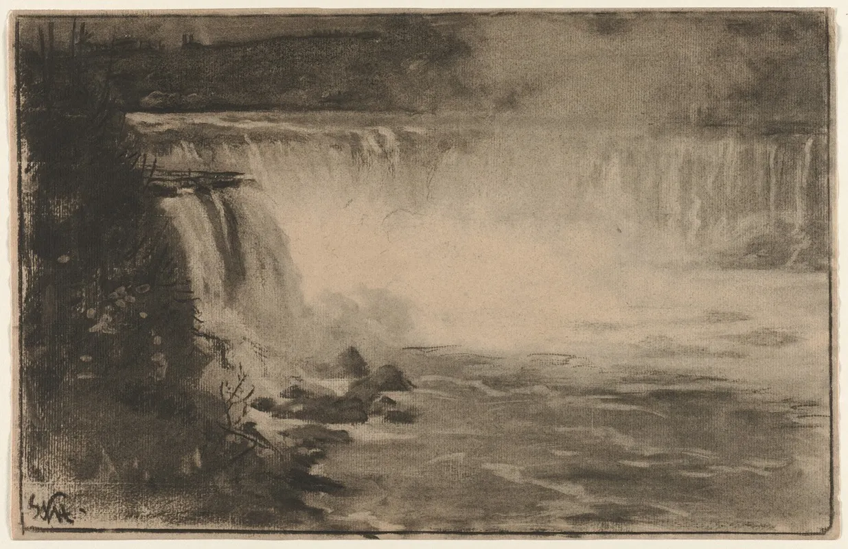 Niagara Falls 11 by William Morris Hunt - Canvas Print