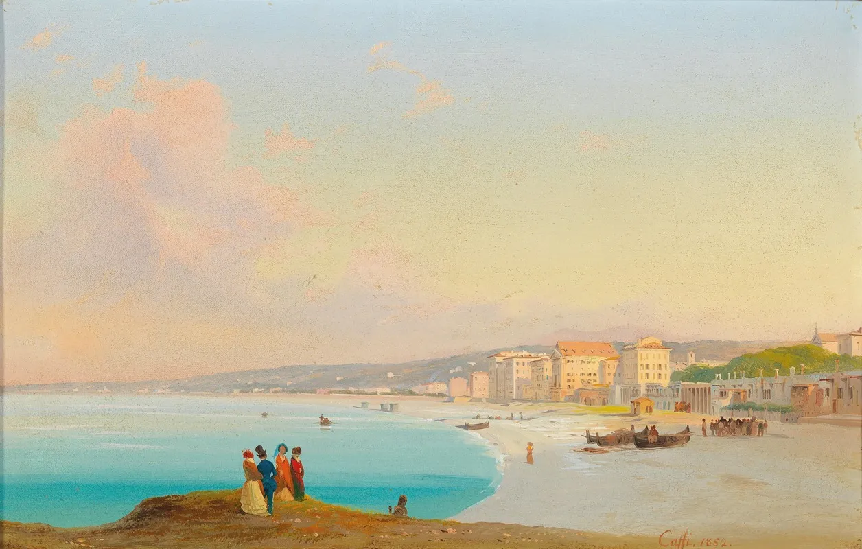 Nice 2 by Ippolito Caffi - Canvas Print