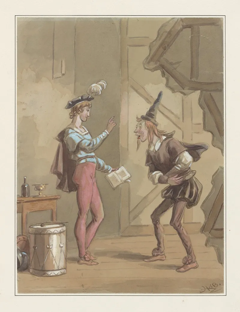 Nicholas Instructs Smike In The Art Of Acting