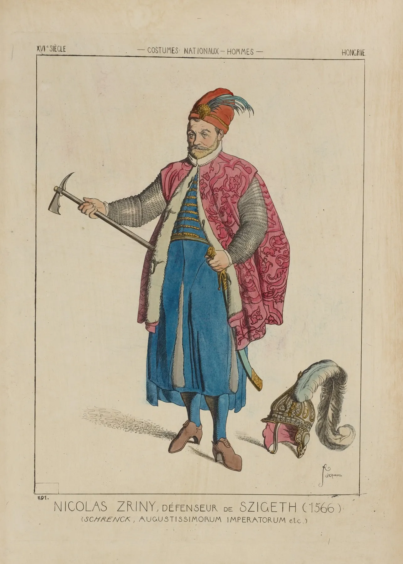 Nicolas Zriny Defenseur De Szigeth 1566
