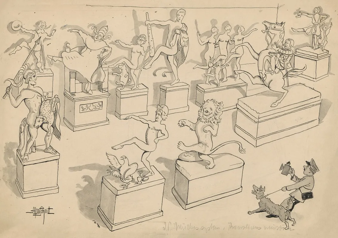 Nighttime Performance At Thorvaldsens Museum