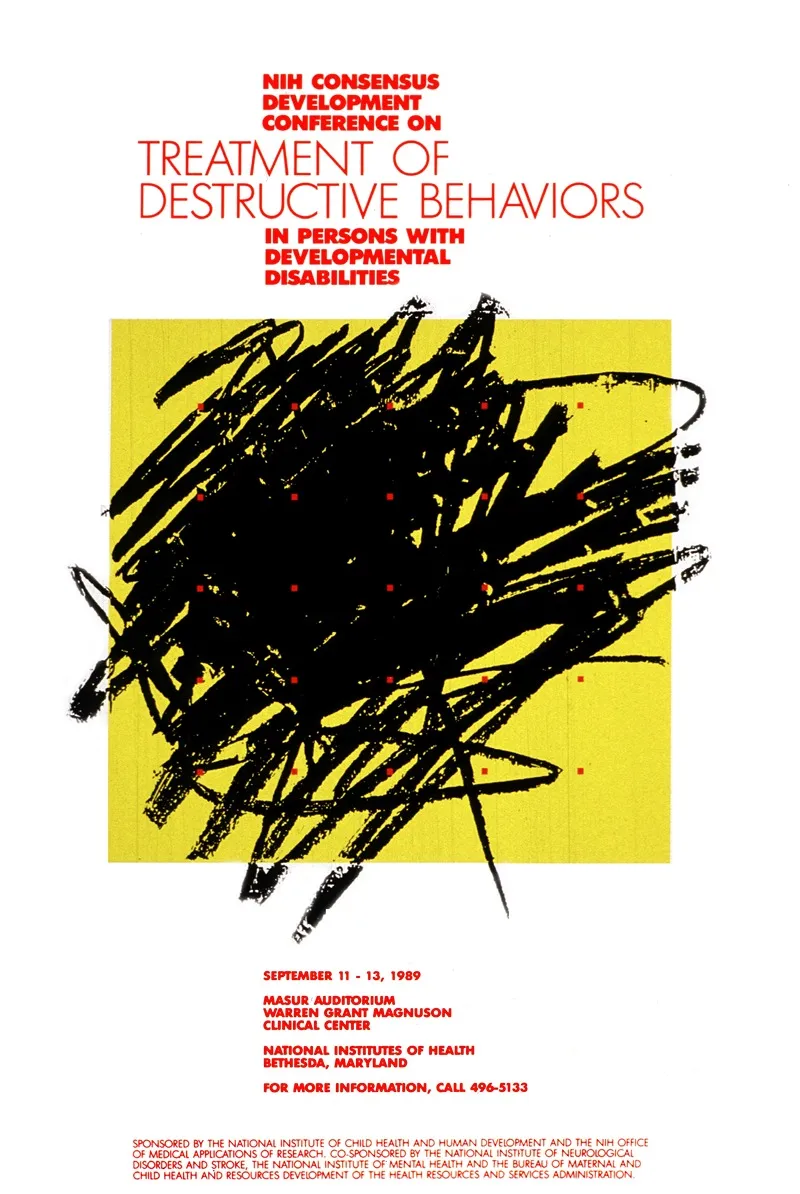 Nih Consensus Development Conference On Treatment Of Destructive Behaviors In Persons With Developmental Disabilities
