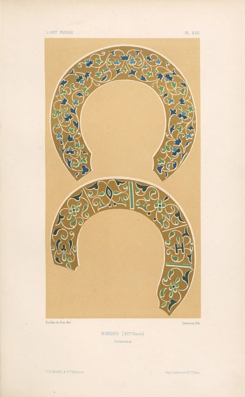 Nimbes? ?xvie? ?siecle ? ?orfevrerie?