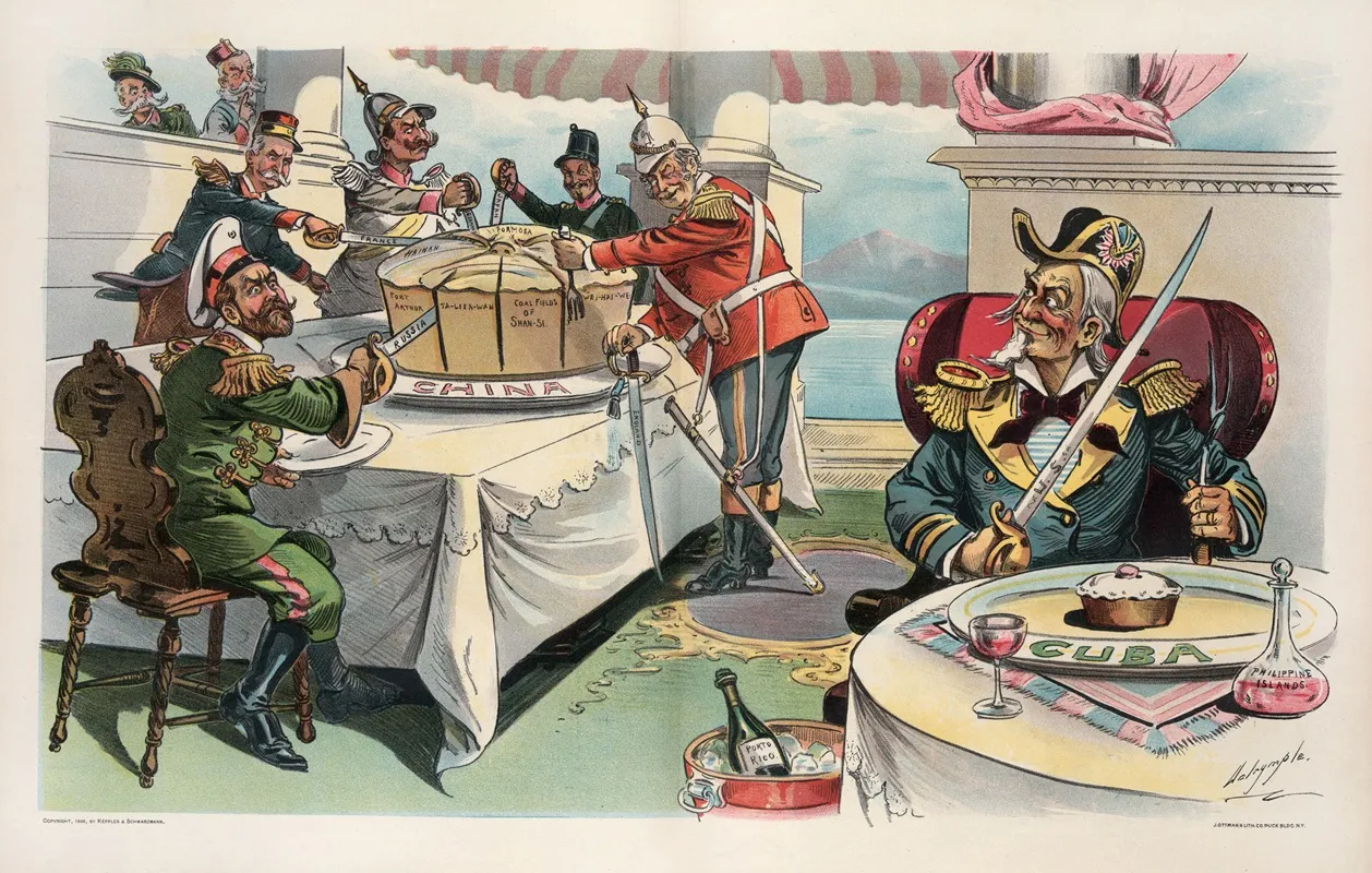 No Chance To Criticize by Louis Dalrymple - Canvas Print