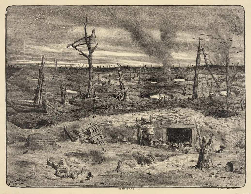 No Mans Land by Lucien Jonas - Canvas Print