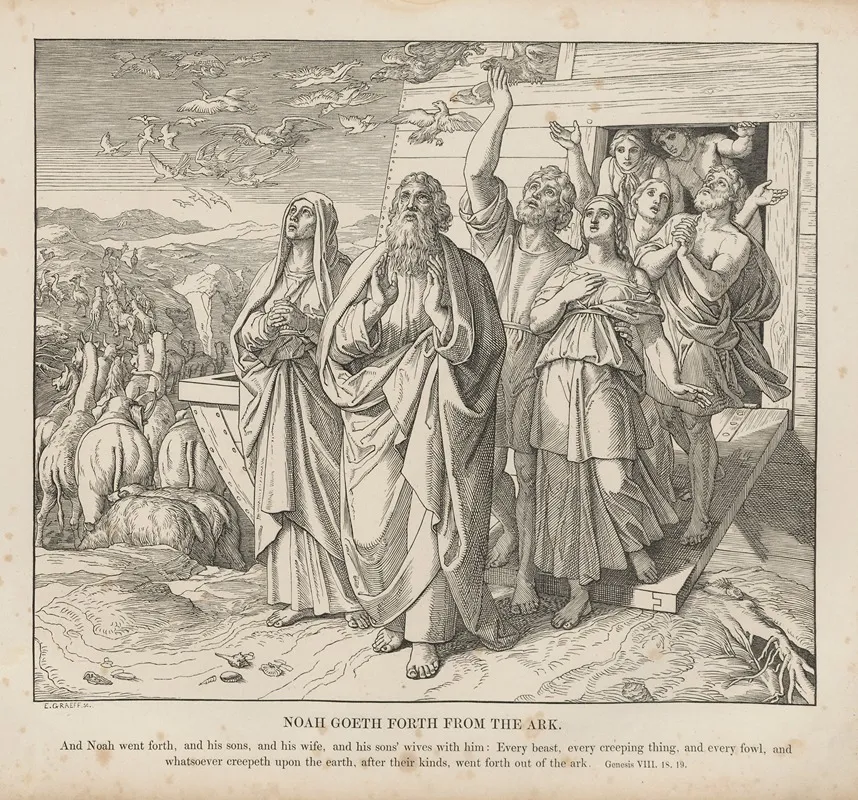 Noah Goeth Forth From The Ark
