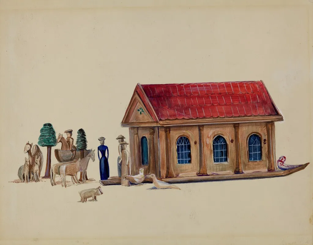 Noahs Ark With Animals 2