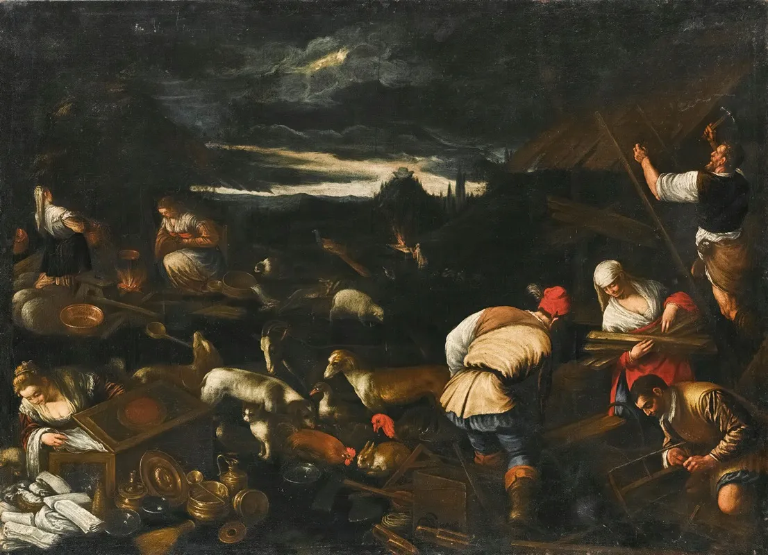 Noahs Sacrifice After The Flood