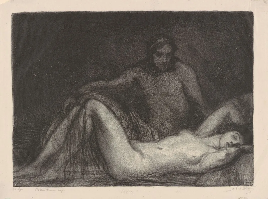 Nocturne 11 by Albert Sterner - Canvas Print