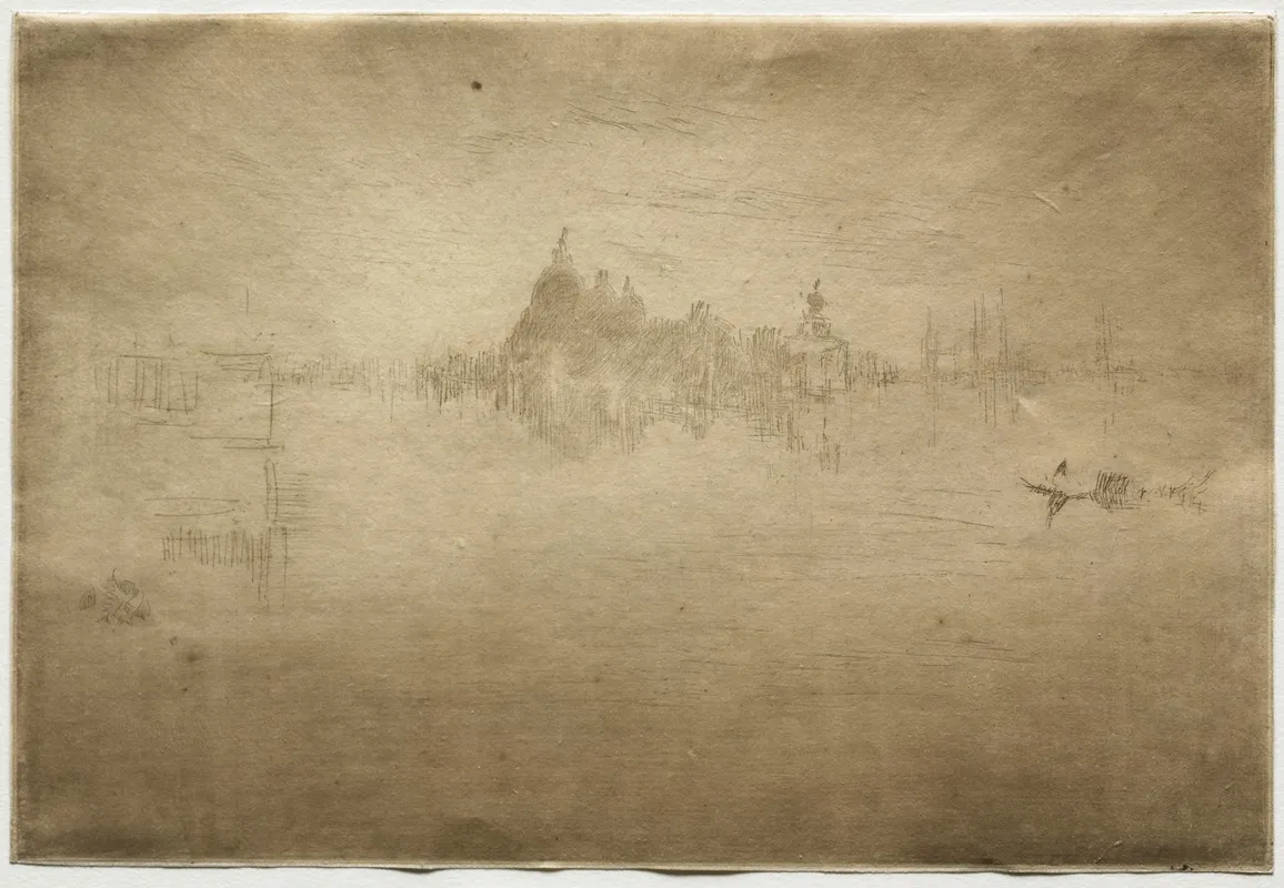 Nocturne Salute by James Abbott McNeill Whistler - Canvas Print