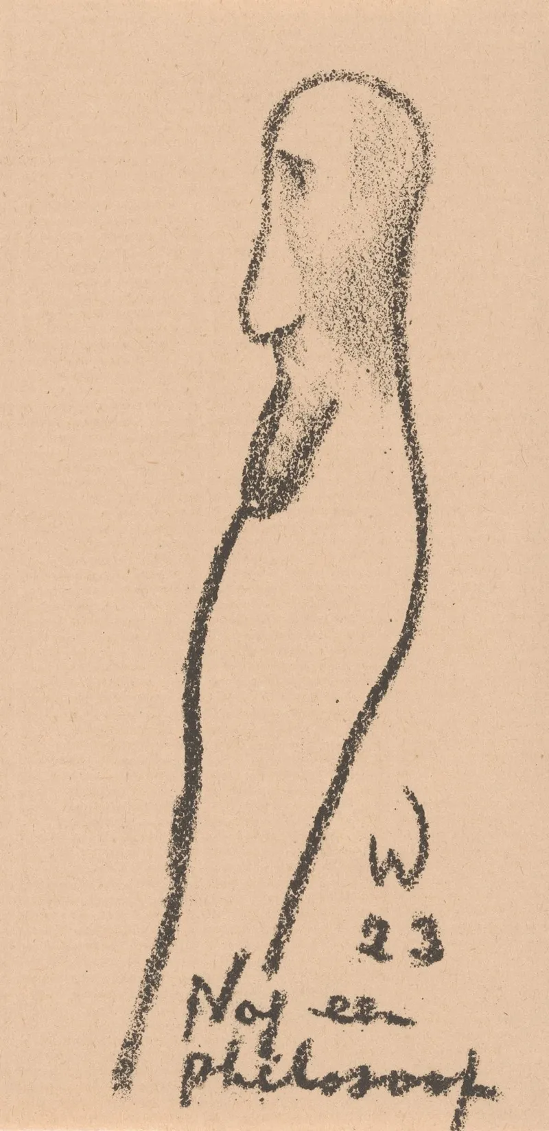 Nog Een Philosoof by Erich Wichmann - Canvas Print