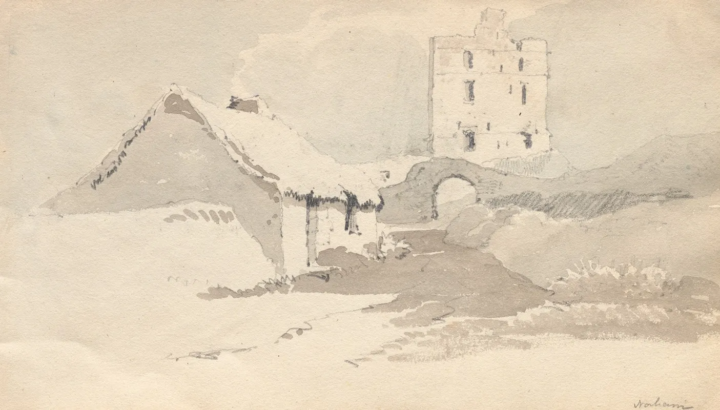 Norham 2 by Samuel Prout - Canvas Print