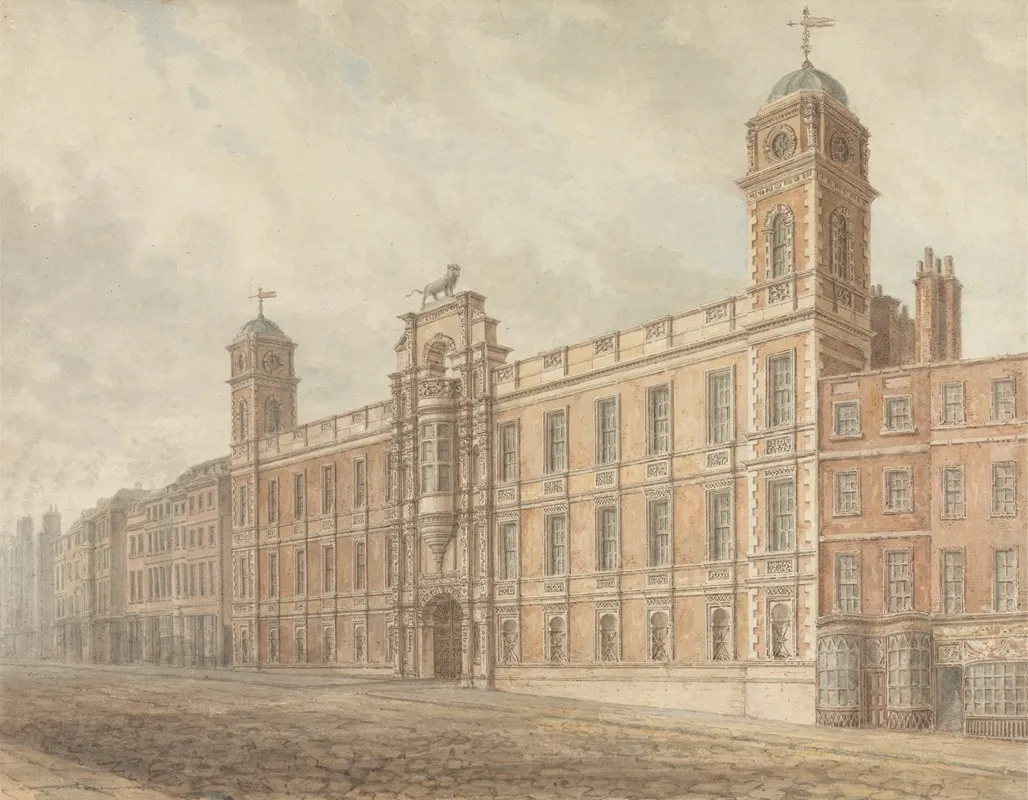 Northumberland House Charing Cross London by John Chessell Buckler - Canvas Print