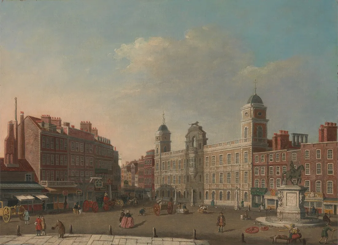 Northumberland House London by William James - Canvas Print