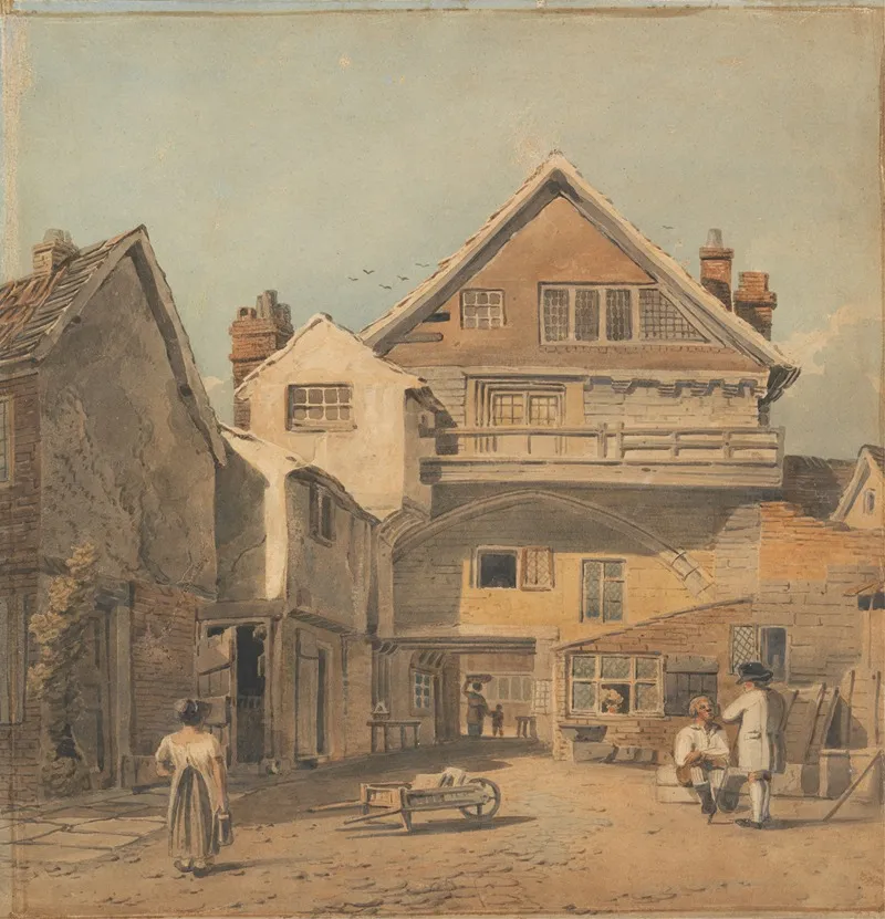 Norwich by John Varley - Canvas Print